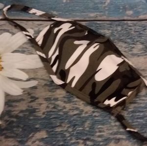 Camo Face Mask Covering Double-Layer OS Reusable